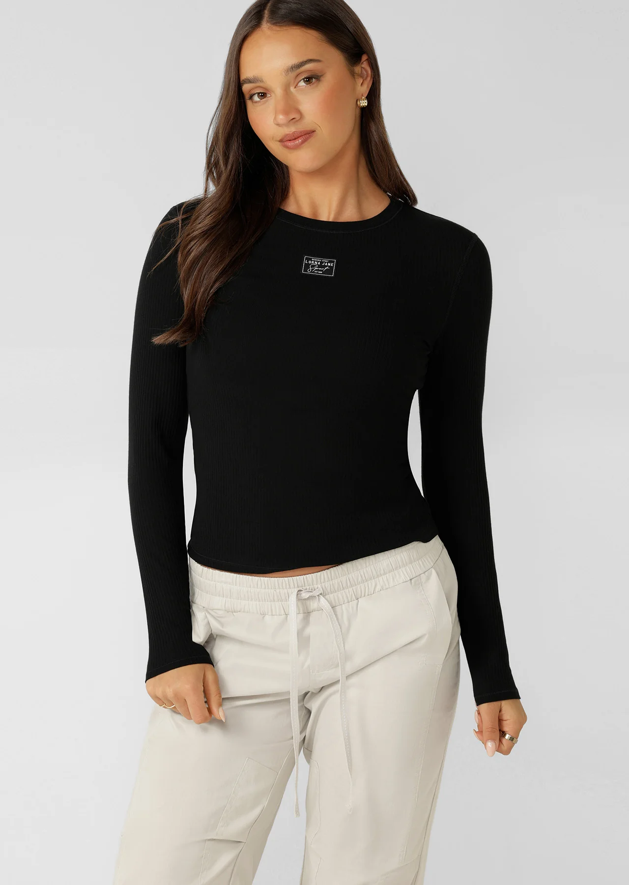Whisper Long Sleeve Rib Top