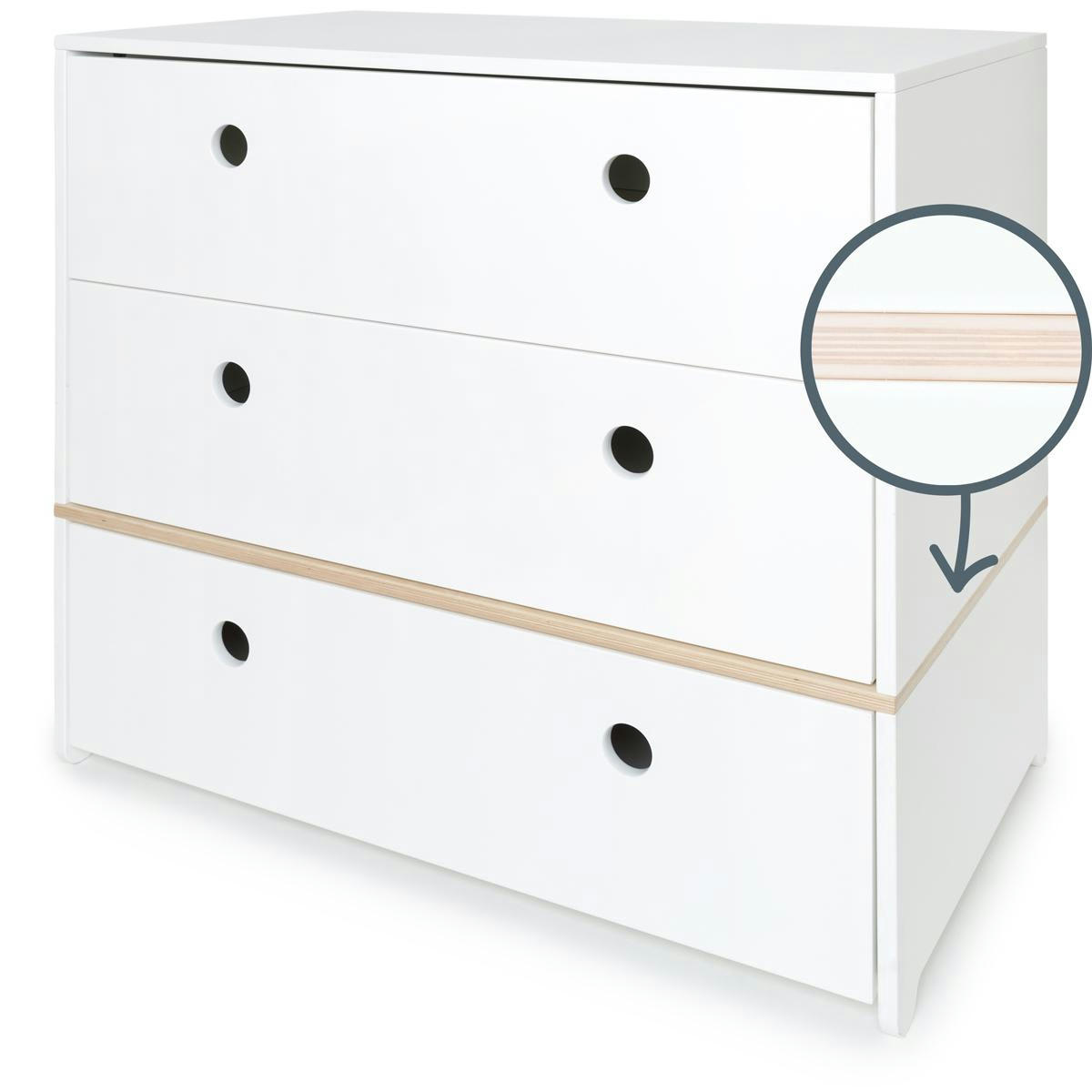 COLORFLEX - Commode blanc