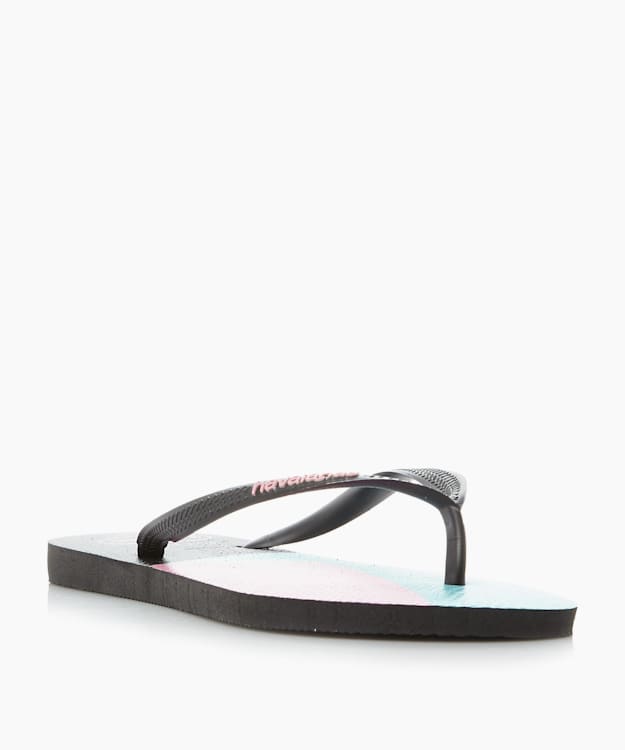 Colour Block Flip Flop Black - Havaianas Colour Block Flip Flop