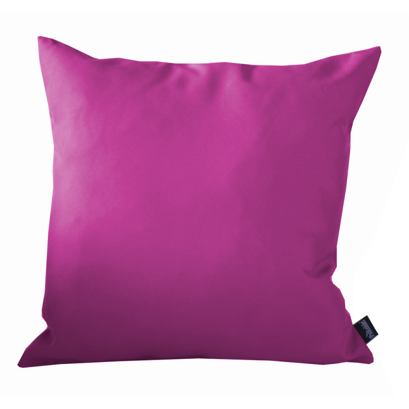 Coussin déperlant framboise 40 x 40 cm
