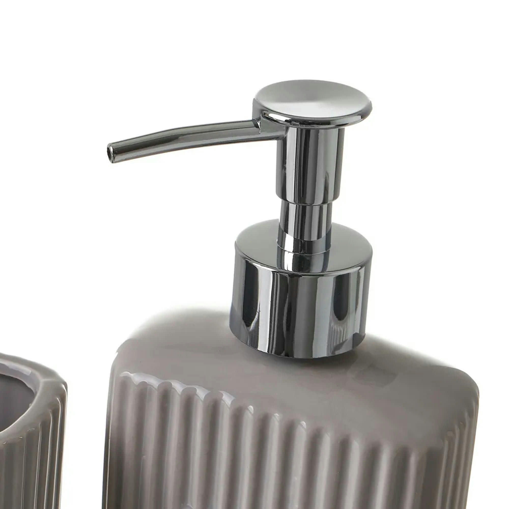 - Set salle de bain céramique gris