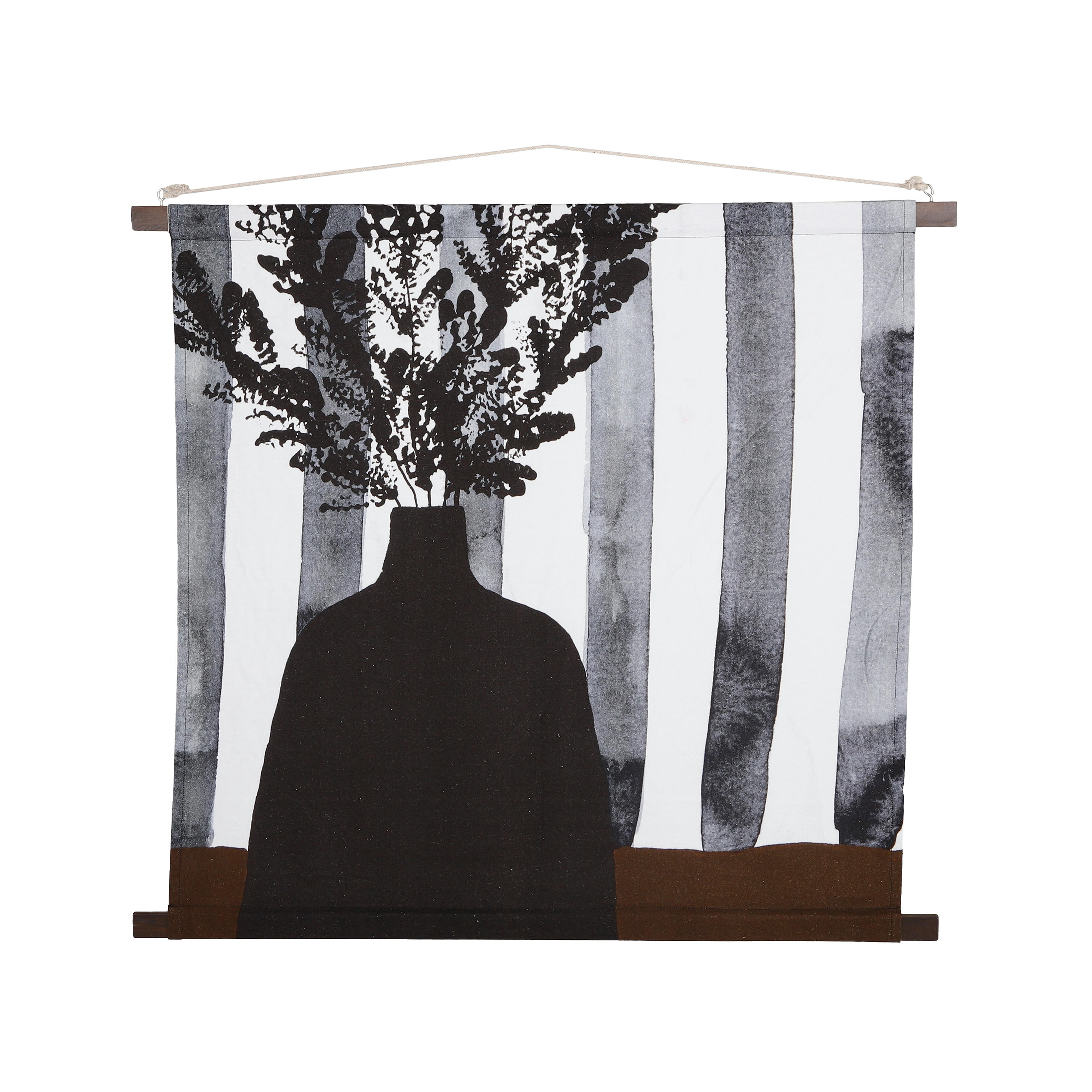 - Décoration mural en coton noir 98x90
