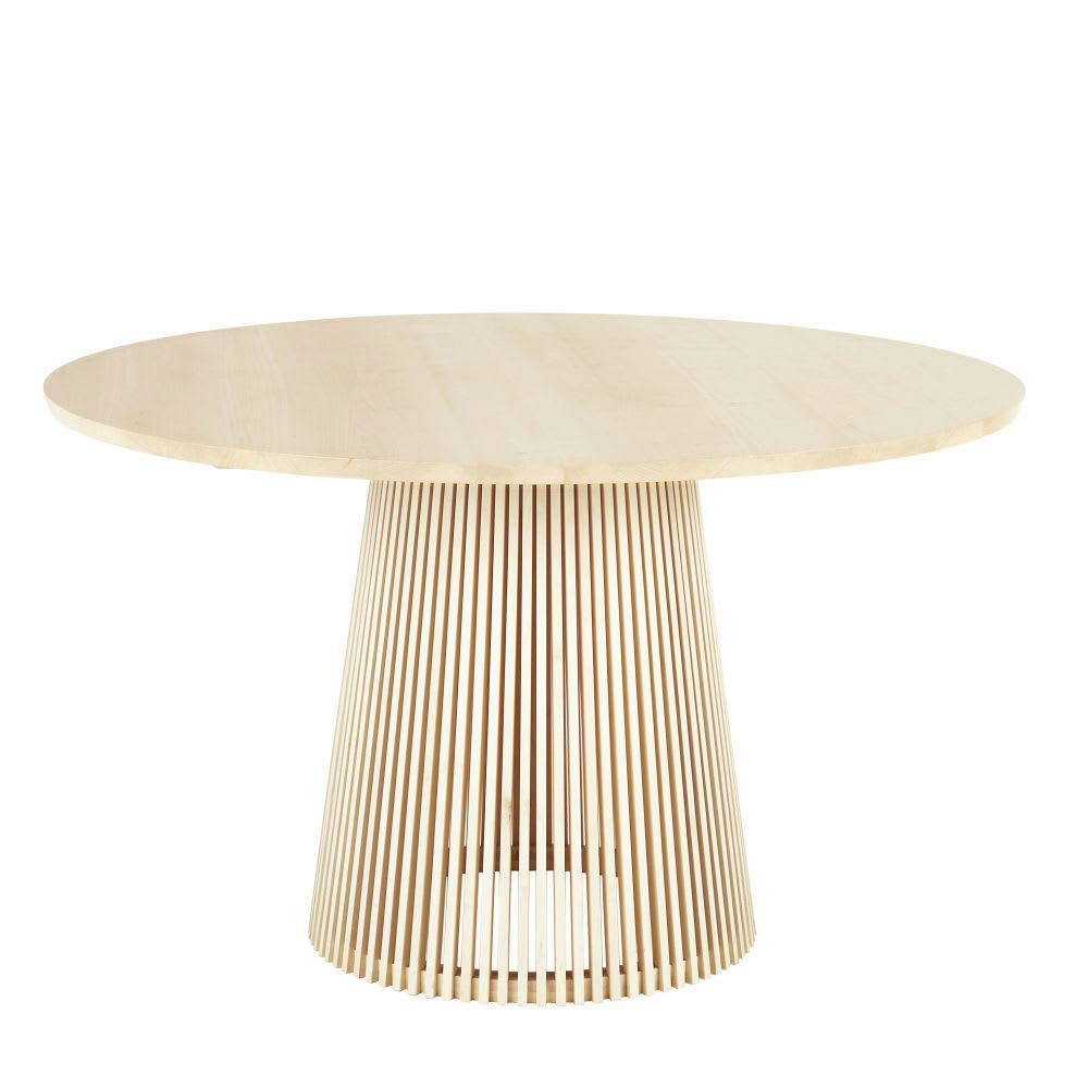 Sendai - Table à manger ronde 6 personnes D130