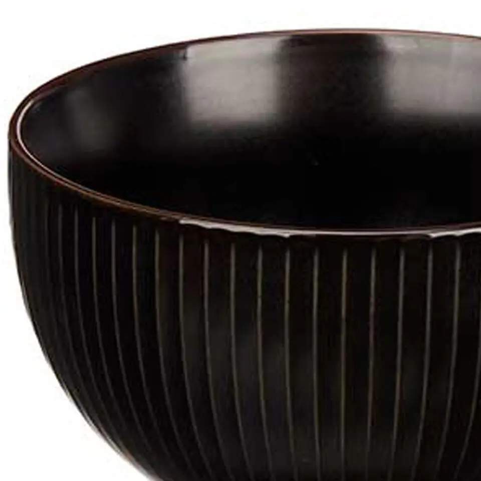 Vivalto schaaltjes/kommetjes - porselein - zwart - D14 cm