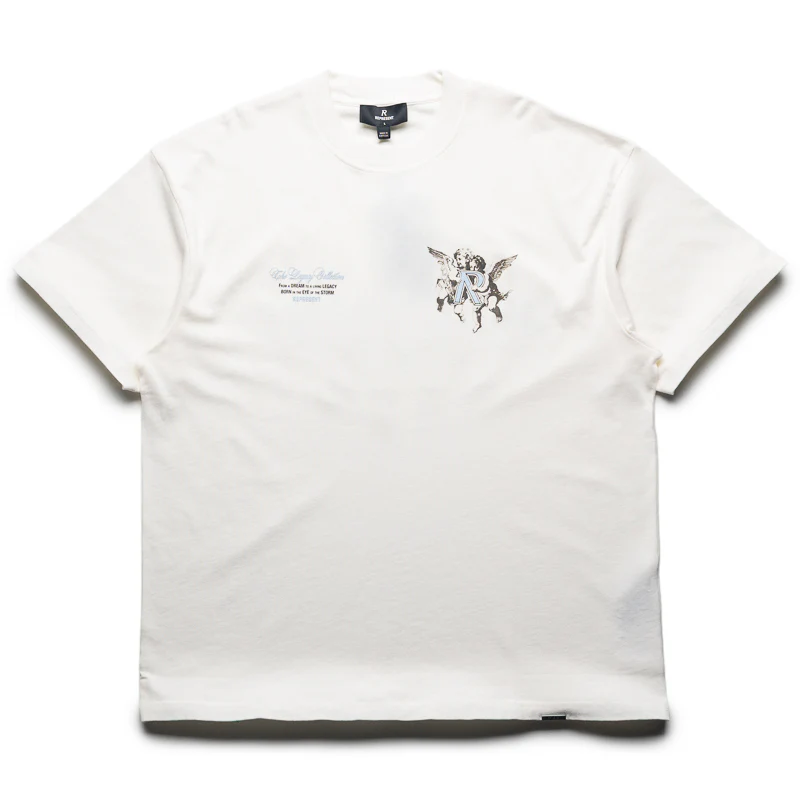 Represent Legacy Cherubs Tee - Flat White