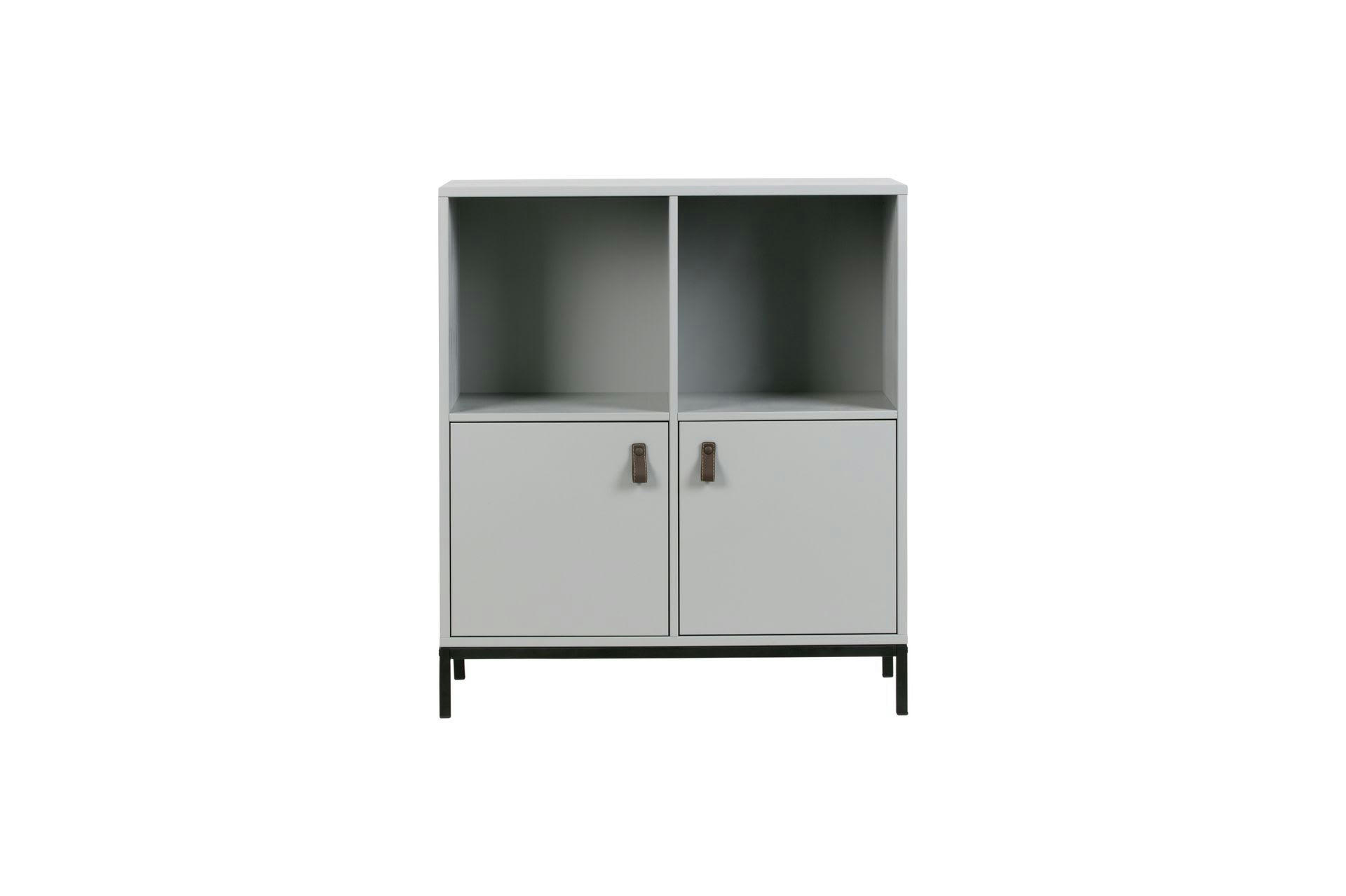 INCL - Cabinet 2 portes en bois gris