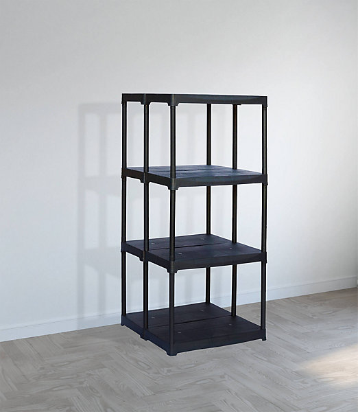 Armoire d'extérieur Dbellucc, Etagere extérieure, Armoire de balcon polyvalente, Armoire d'extérieur, Anthracite, 60x59h133 cm