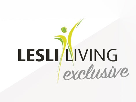 Lesli Living push-up parasol Gemini - taupe - Ø300cm