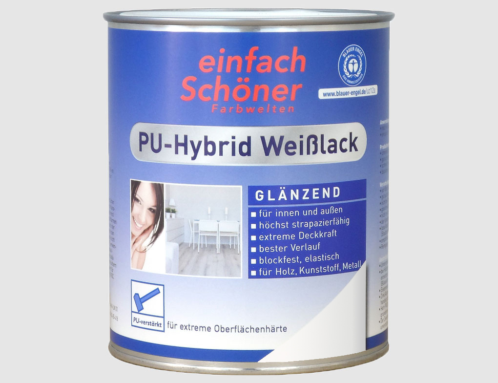 Weißlack glänzend