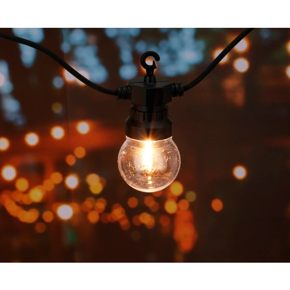 Außenlichterkette 10 LED-Lampen 4,5 m, Gesamtlänge 9,5 m