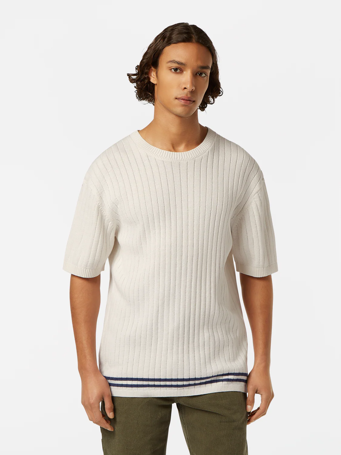 Structured Knit T-Shirt