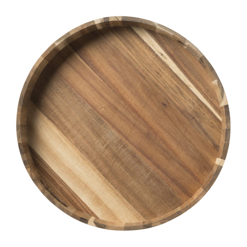 Dienblad acacia - naturel - &Oslash;40 cm