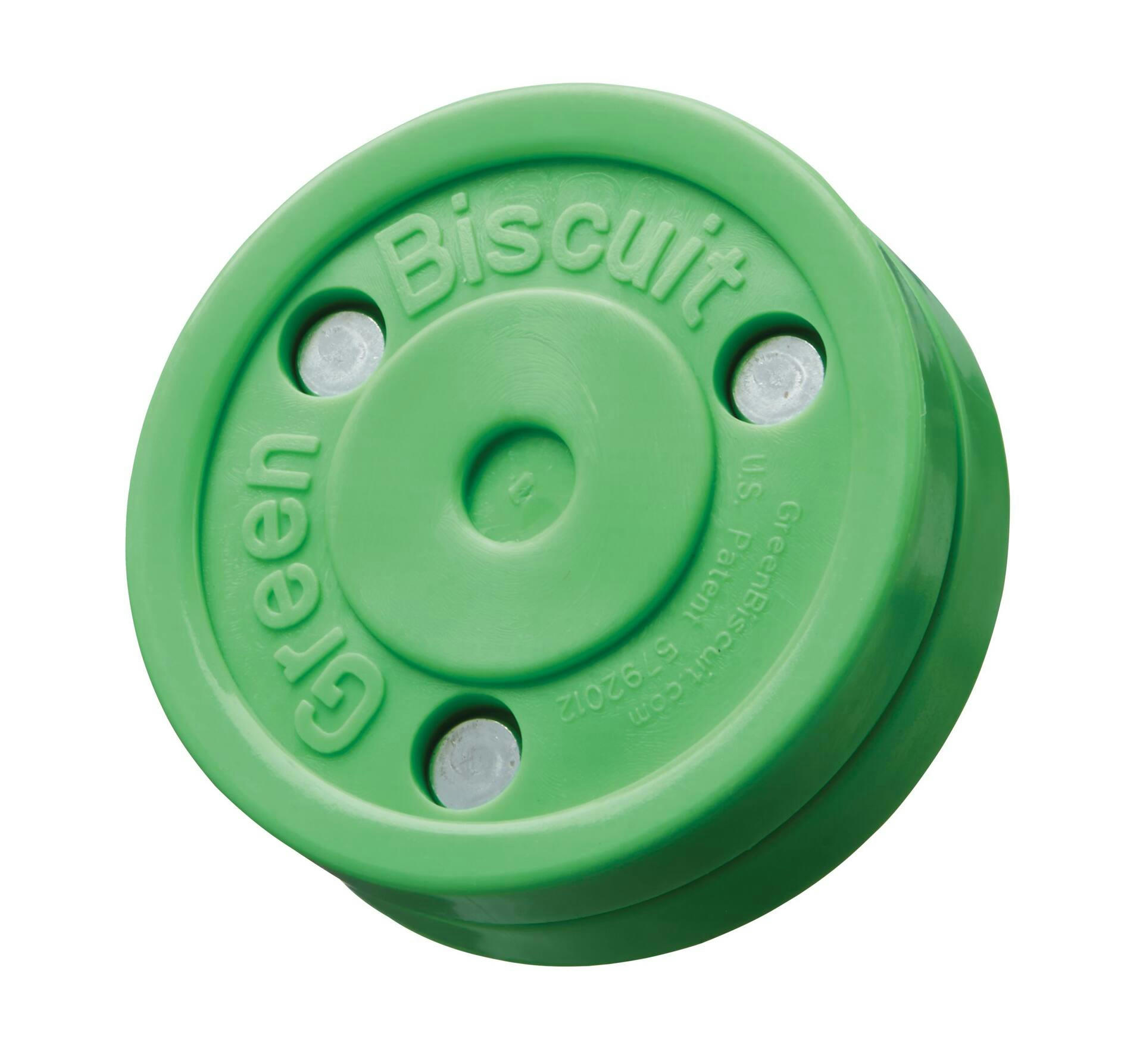Green Biscuit Snipe Passing/Handling Hockey Training Puck