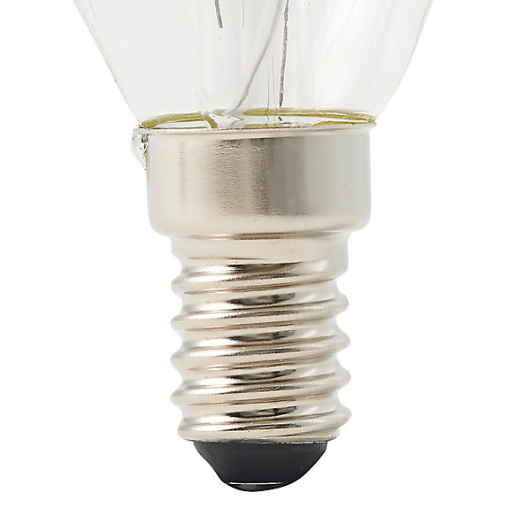 Ampoule LED à filament flamme torsadée E14 470lm 3.4W = 40W Ø3.5cm Diall blanc chaud