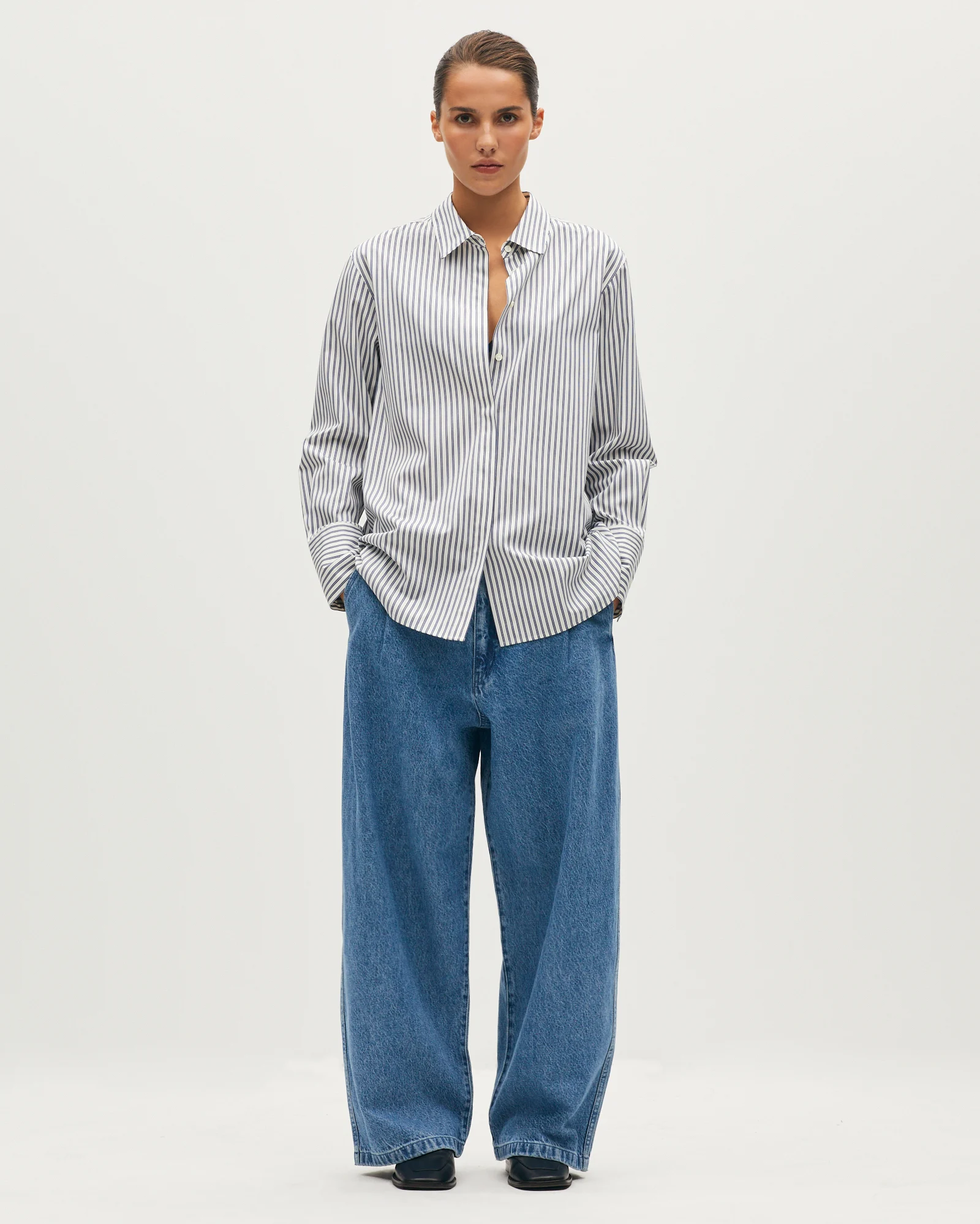 Chemise oversize en coton