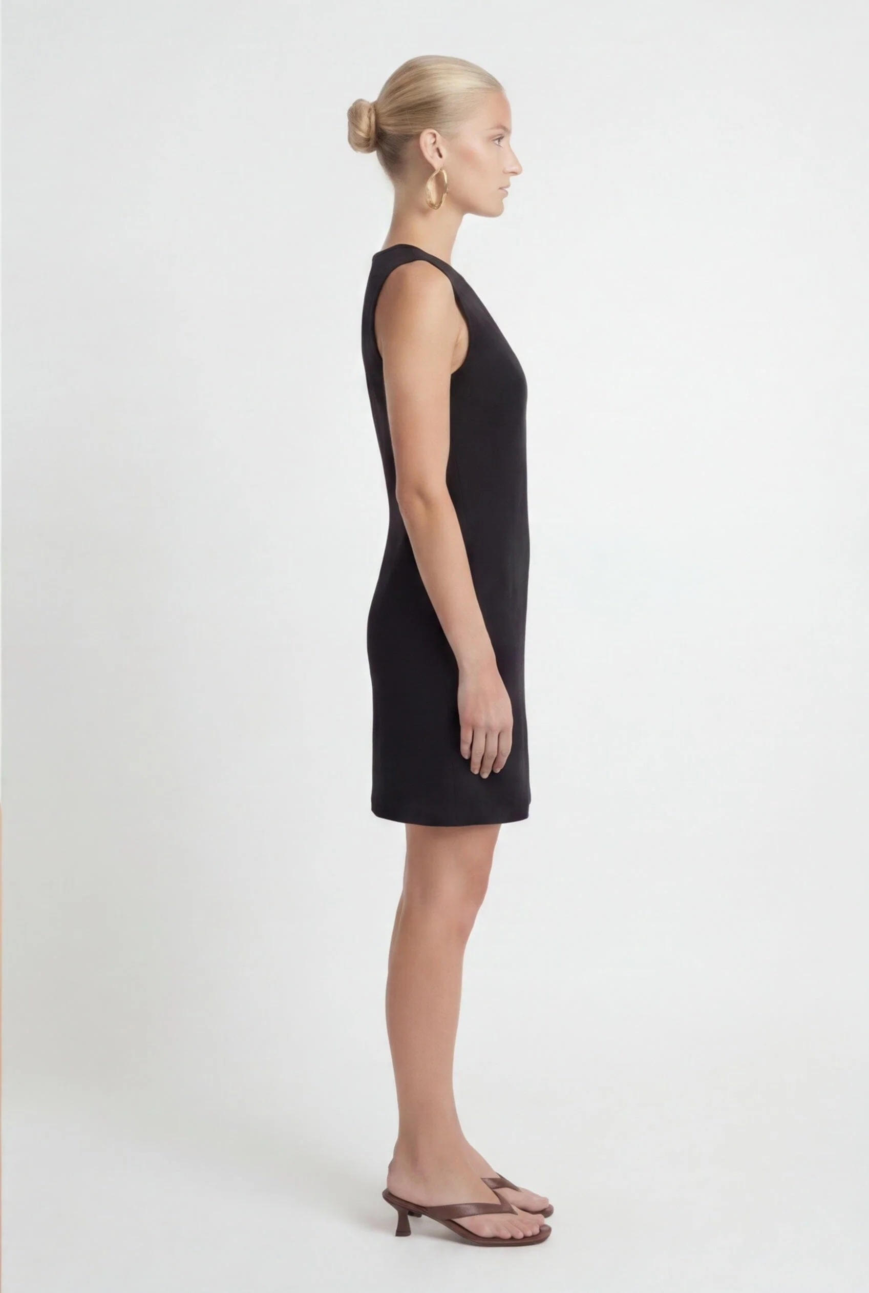ROBE COURTE - CLEO - NOIR