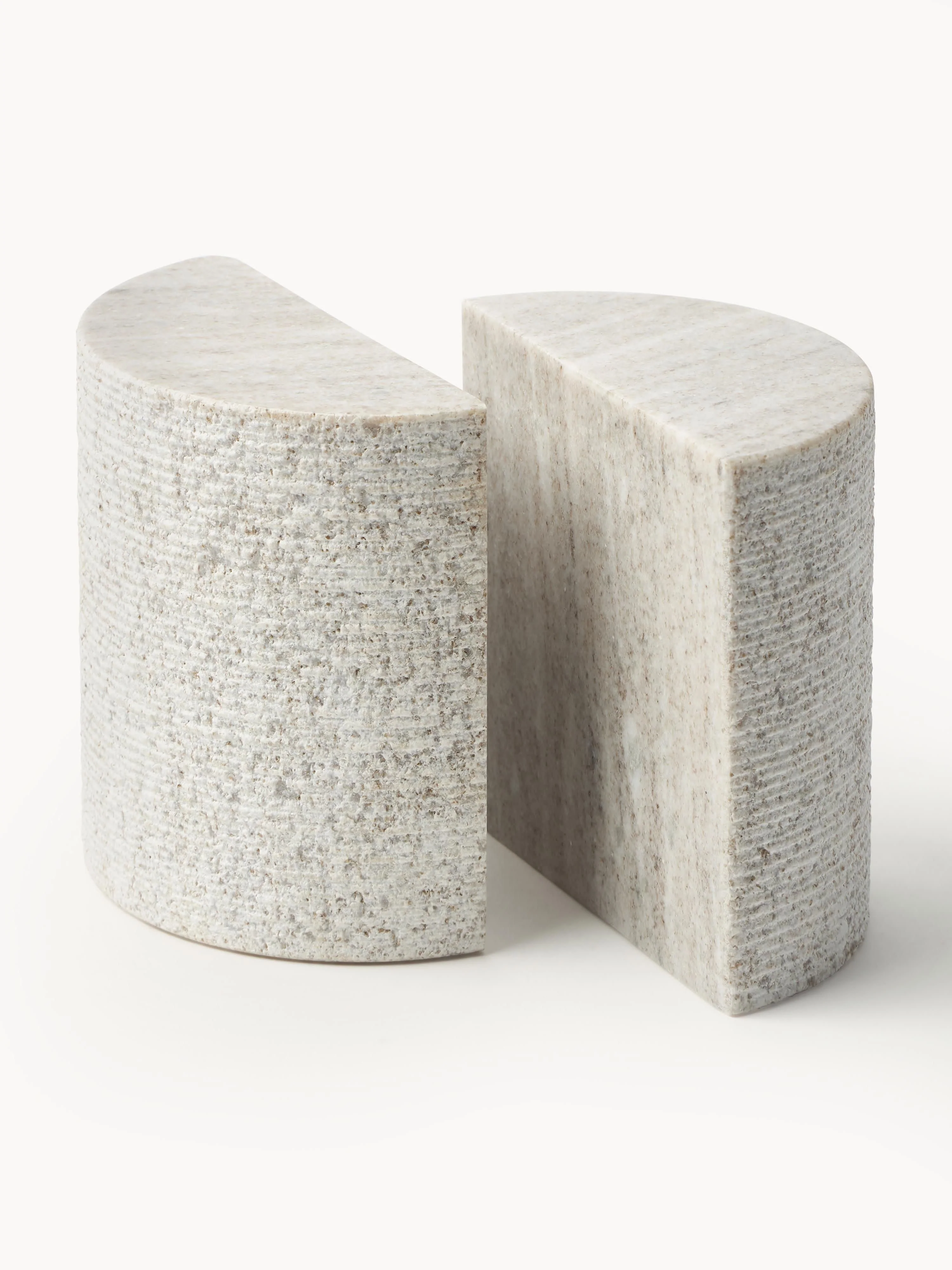 Marmor-Buchstützen Nile, 2er-Set