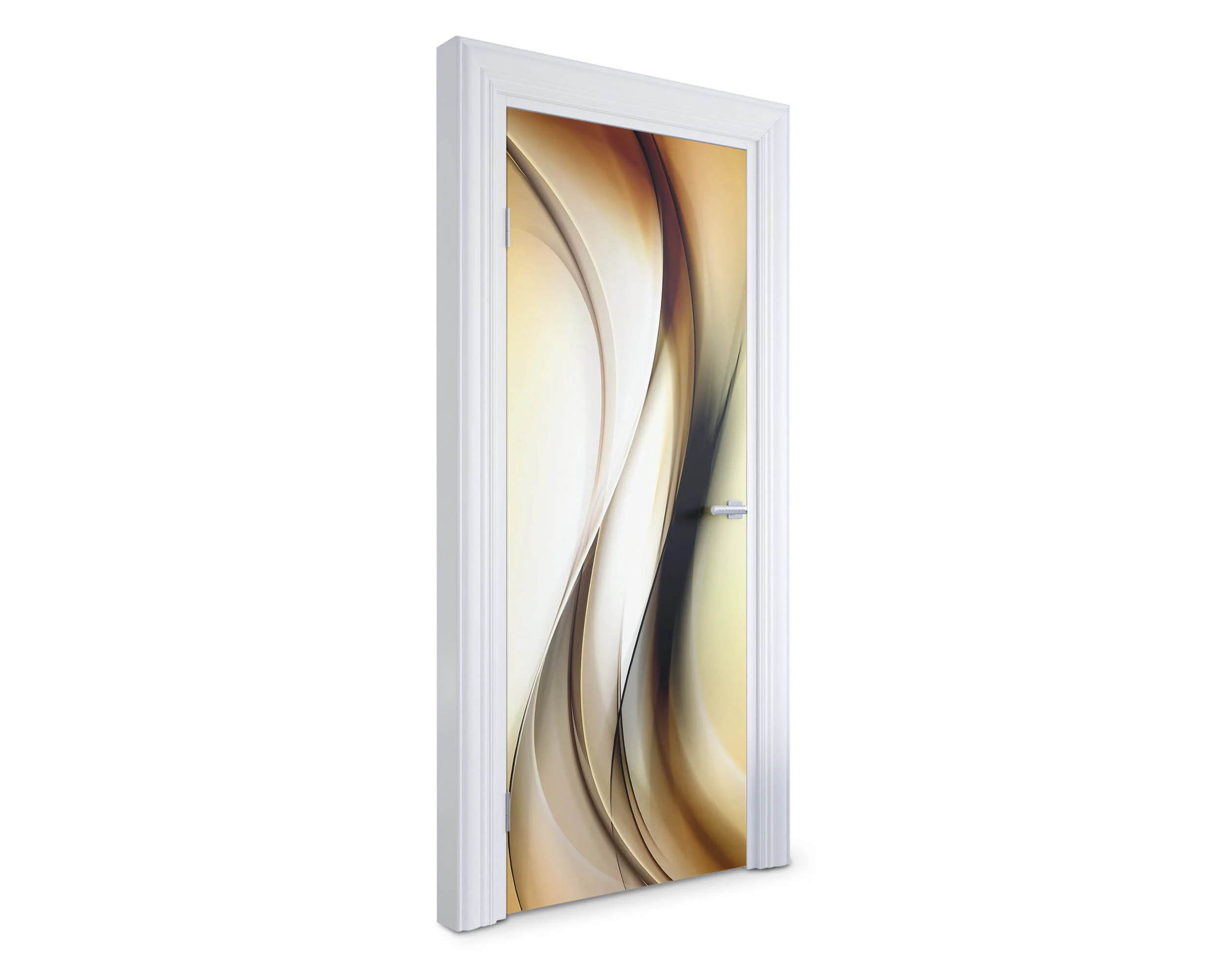 Naklejka na drzwi Abstrakcyjne fale 75x205 cm Fototapeta