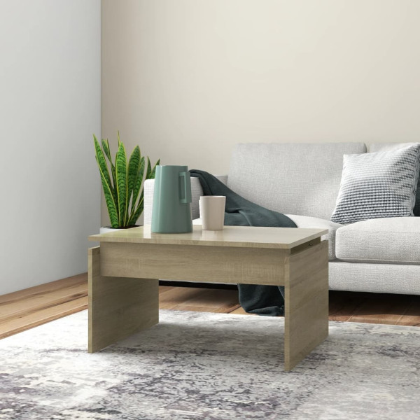 Stolik Kawowy Ława Stół Dąb Sonoma 68x50x38 Do Salonu Do Pokoju