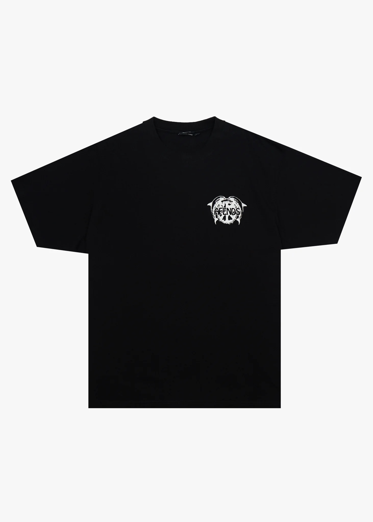 AFENDS Mens Dolfends - Boxy Tee - Black