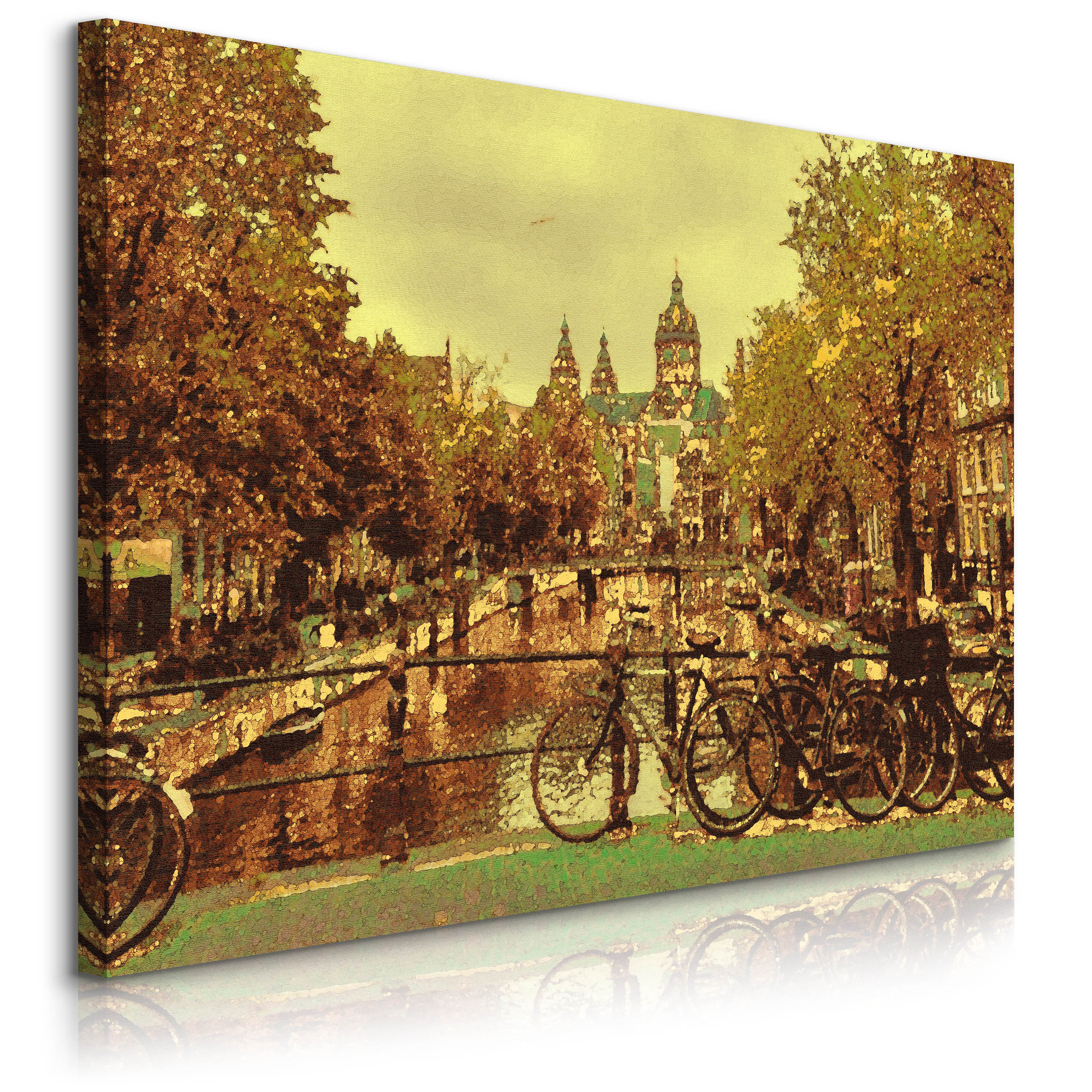 Obraz Krajobraz Amsterdamu Vintage 30x20cm