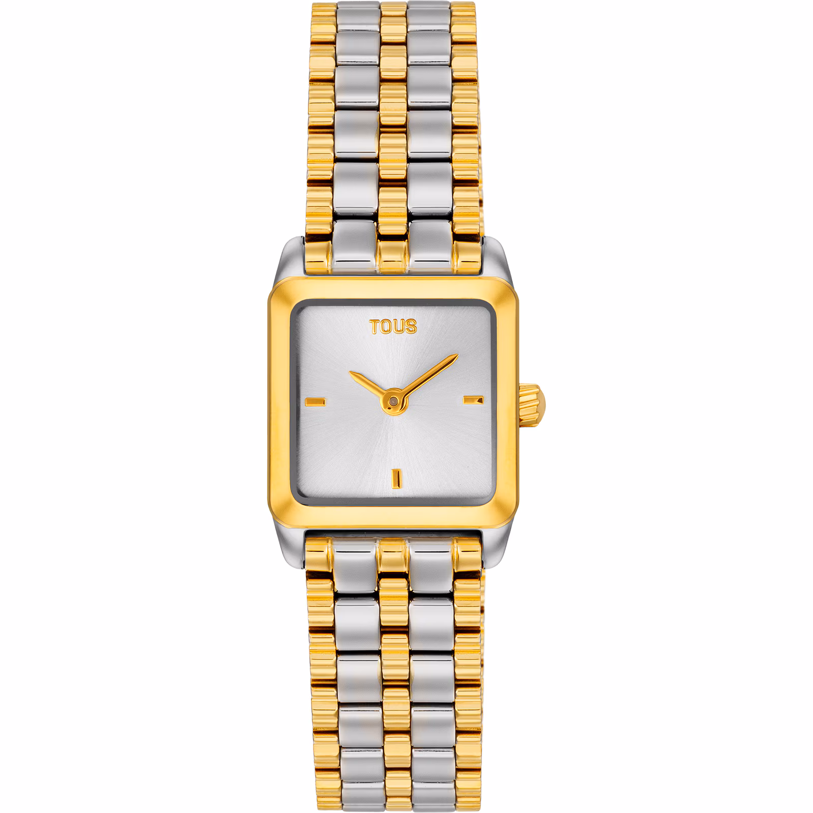 Reloj analógico con brazalete de acero y acero dorado TOUS 1950
