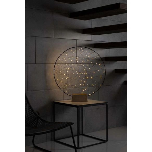 LED Metallsilhouette, Metall, BxHxL: 5 x 64 x 60 cm, inkl. Leuchtmittel