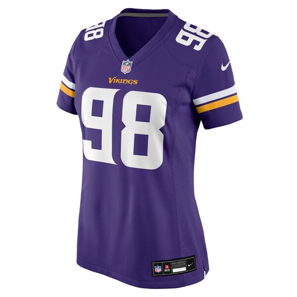 Javon Hargrave Minnesota Vikings Nike Women's Team Game Jersey -  Purple
