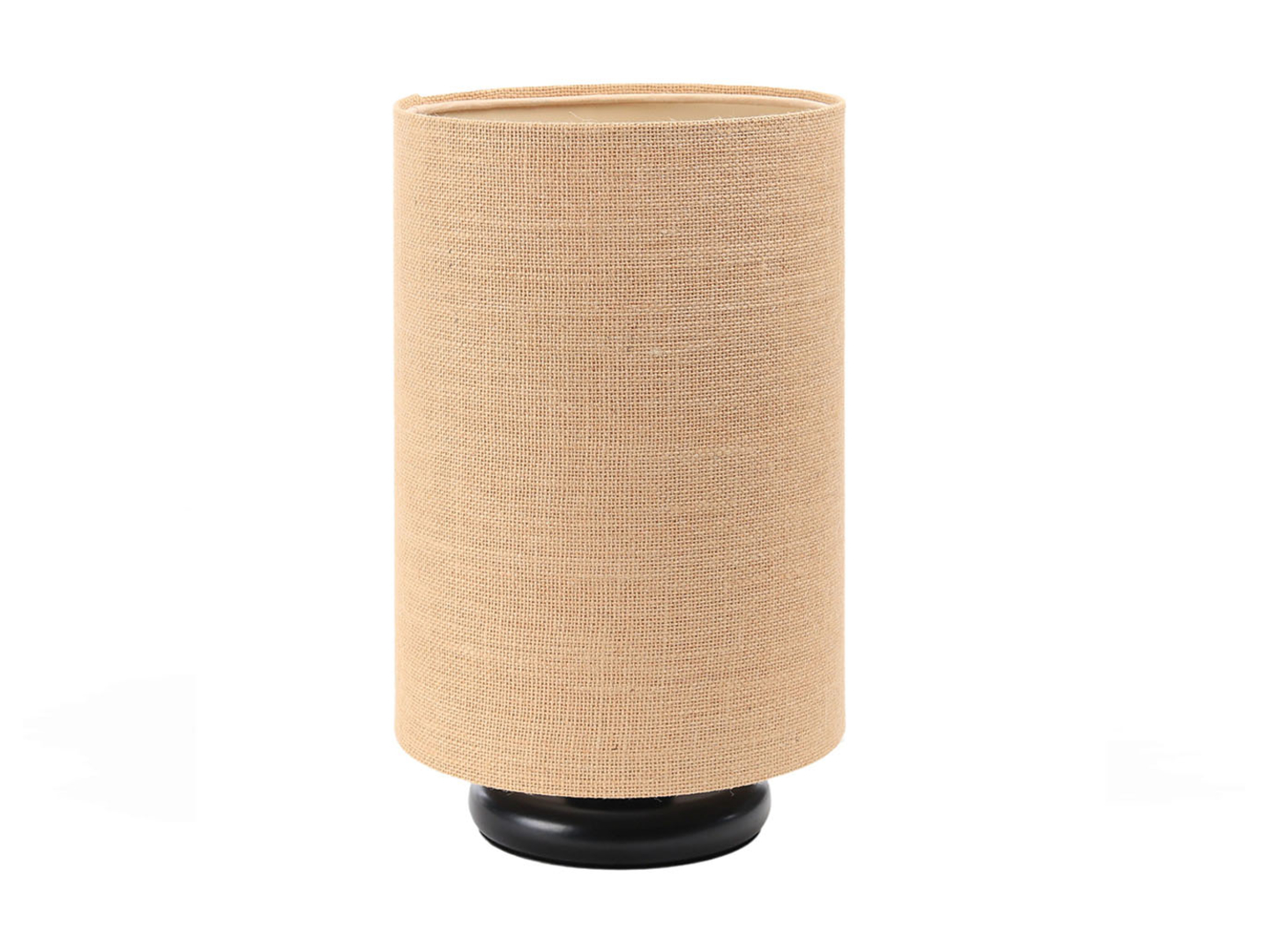 Lampa stołowa Boho tkaninowa beżowa