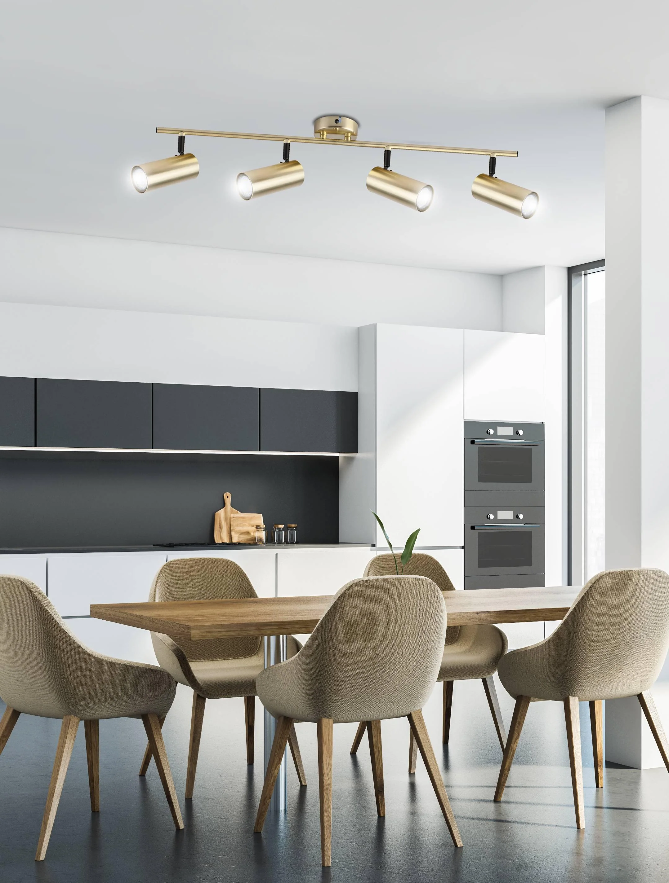 Plafondlamp Mylan 4-lichts