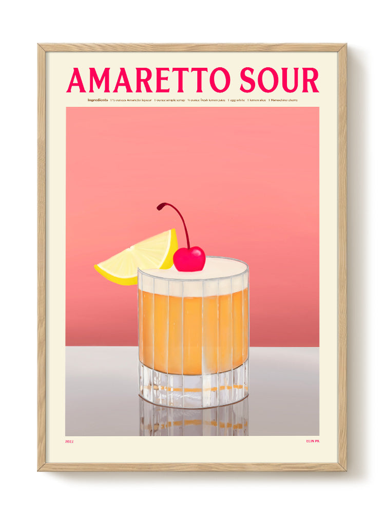 Elin PK - Amaretto Sour - PSTR studio Kunst Poster