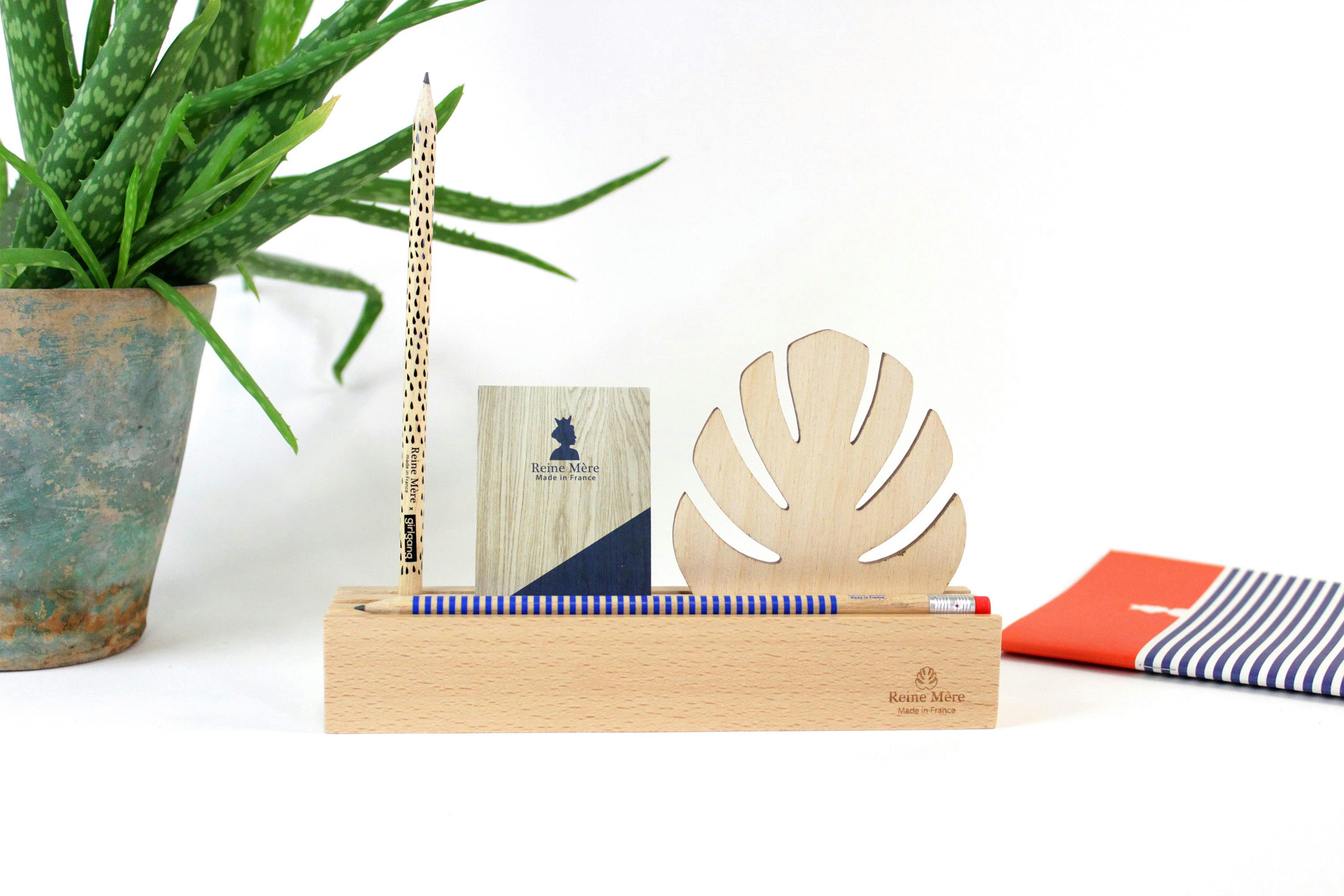 - Mini organiseur de bureau et dessous de verre Tropiques