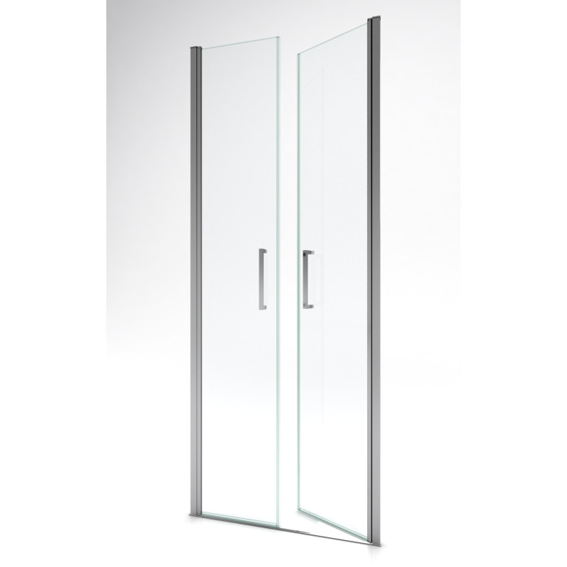 Porte de douche Saloon chromé 80 x 200 cm AURLANE