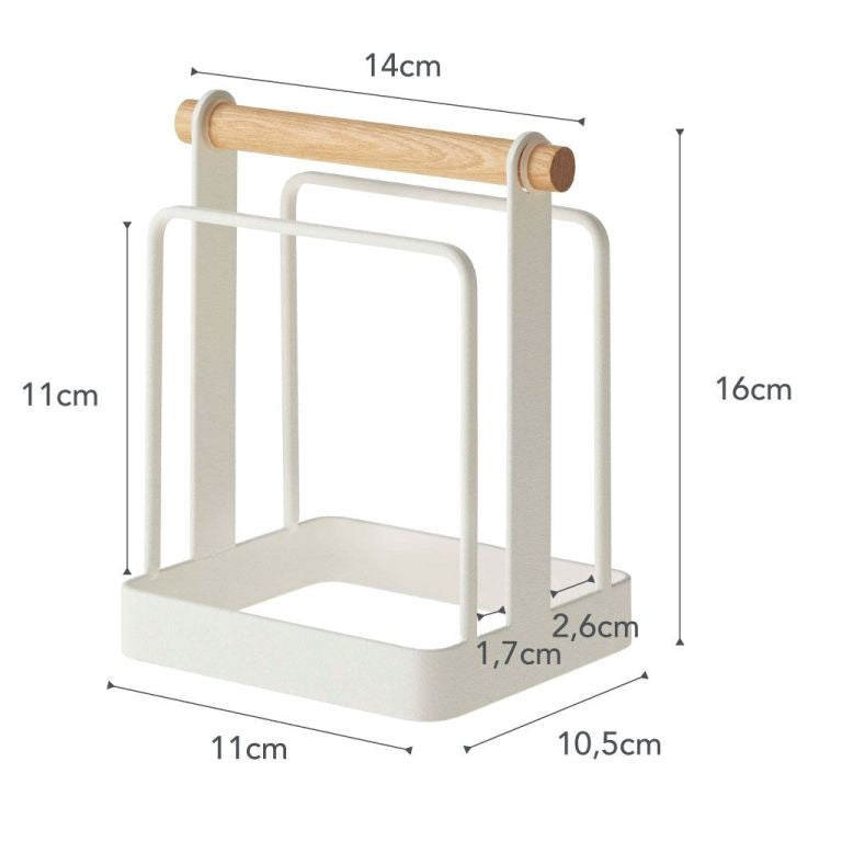 Yamazaki Snijplanken Houder - Tosca - Wit