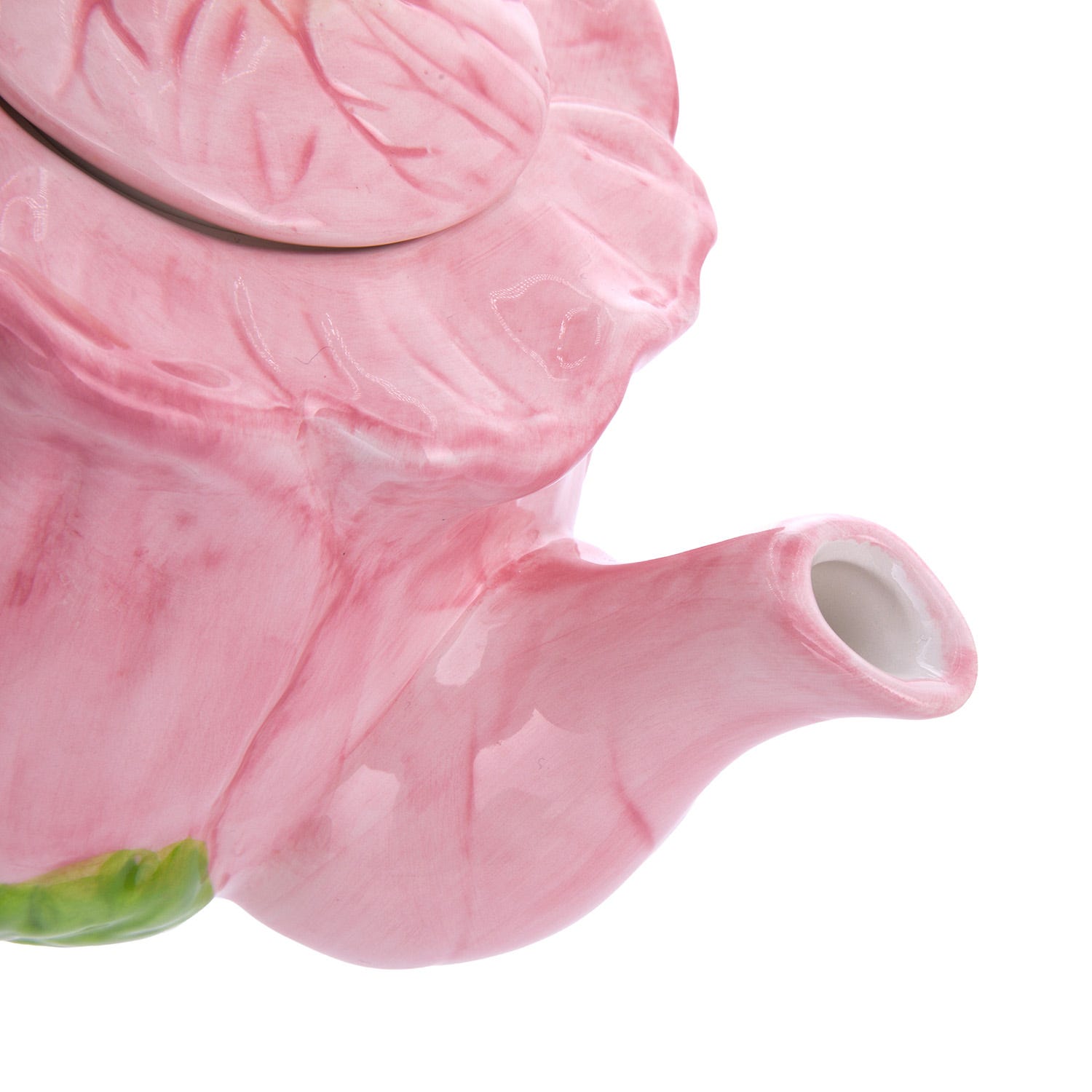 Teiera fiore rosa 930 ml terracotta Florafruit