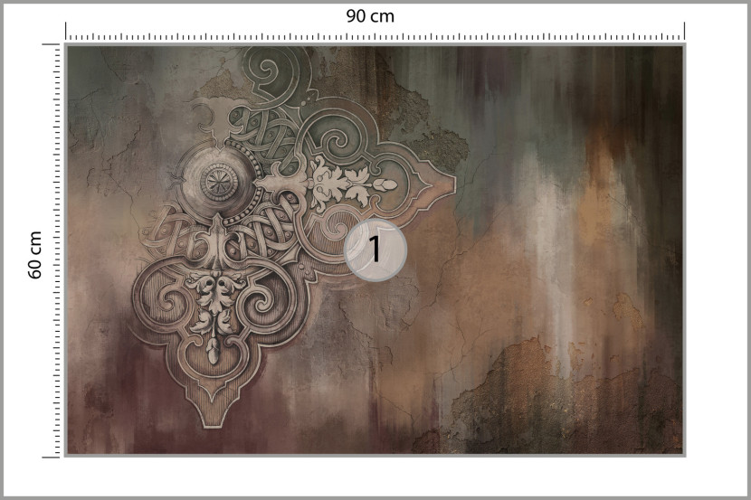 Fototapeta Ornament W Stylu Boho 90x60cm