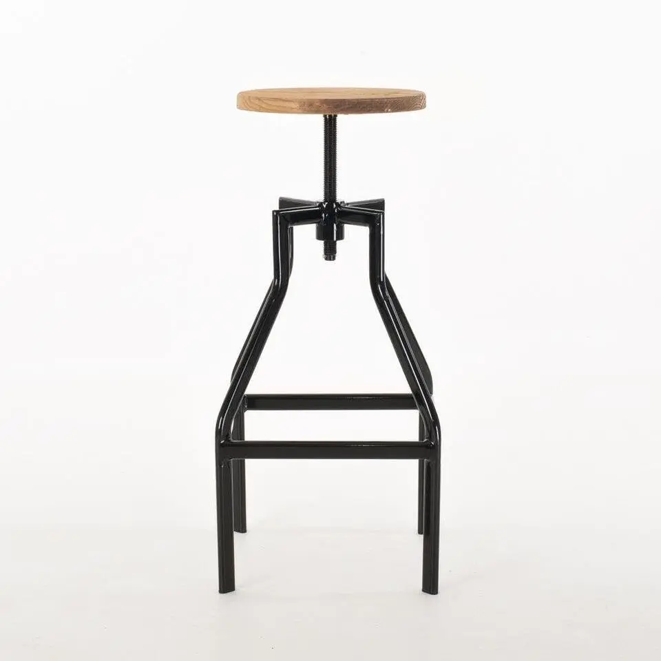 Legend Hoge draaibare kruk zwart - in hoogte verstelbaar