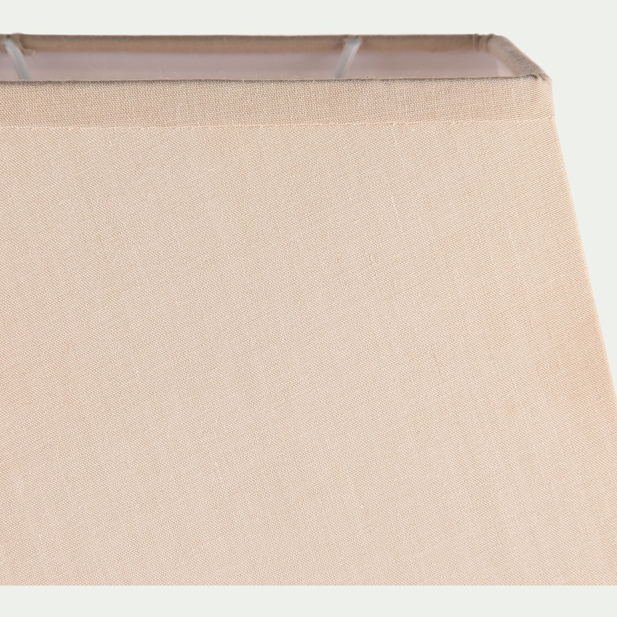 SVELTA - Lampe à poser électrifiée en coton H47cm - beige alpilles