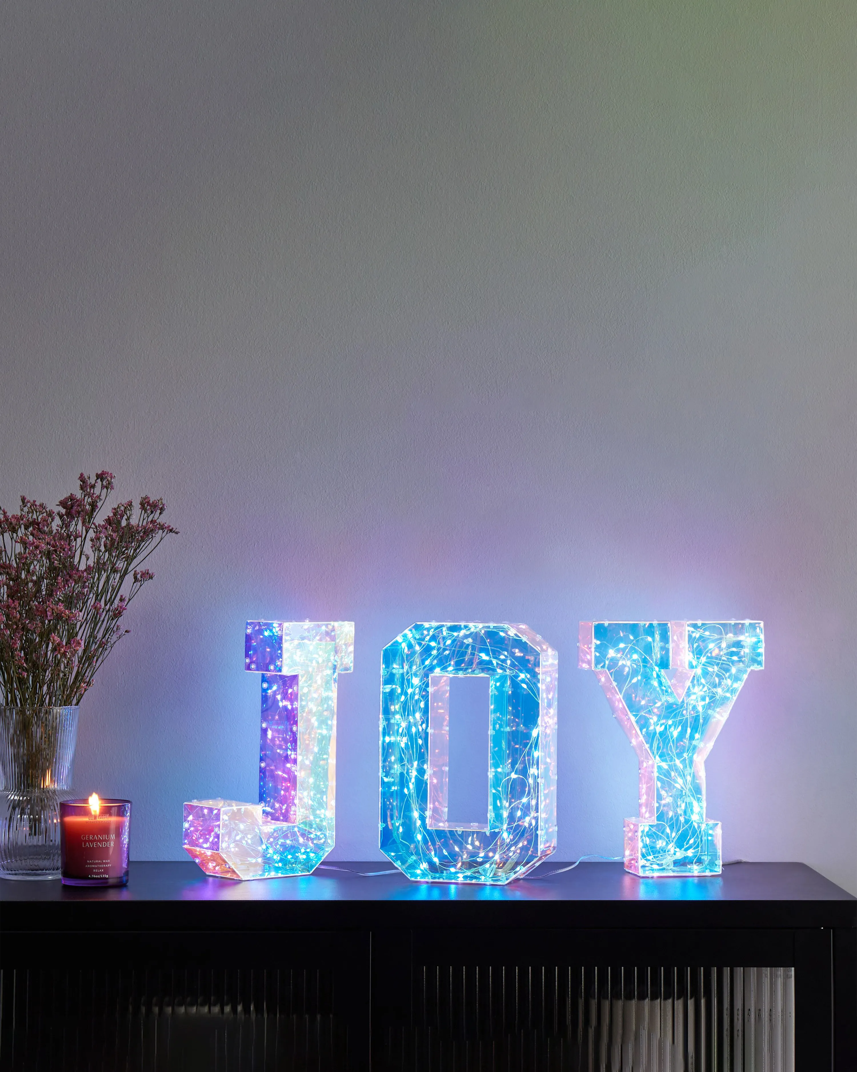 LED Decoration Text CASTOR Multicolour