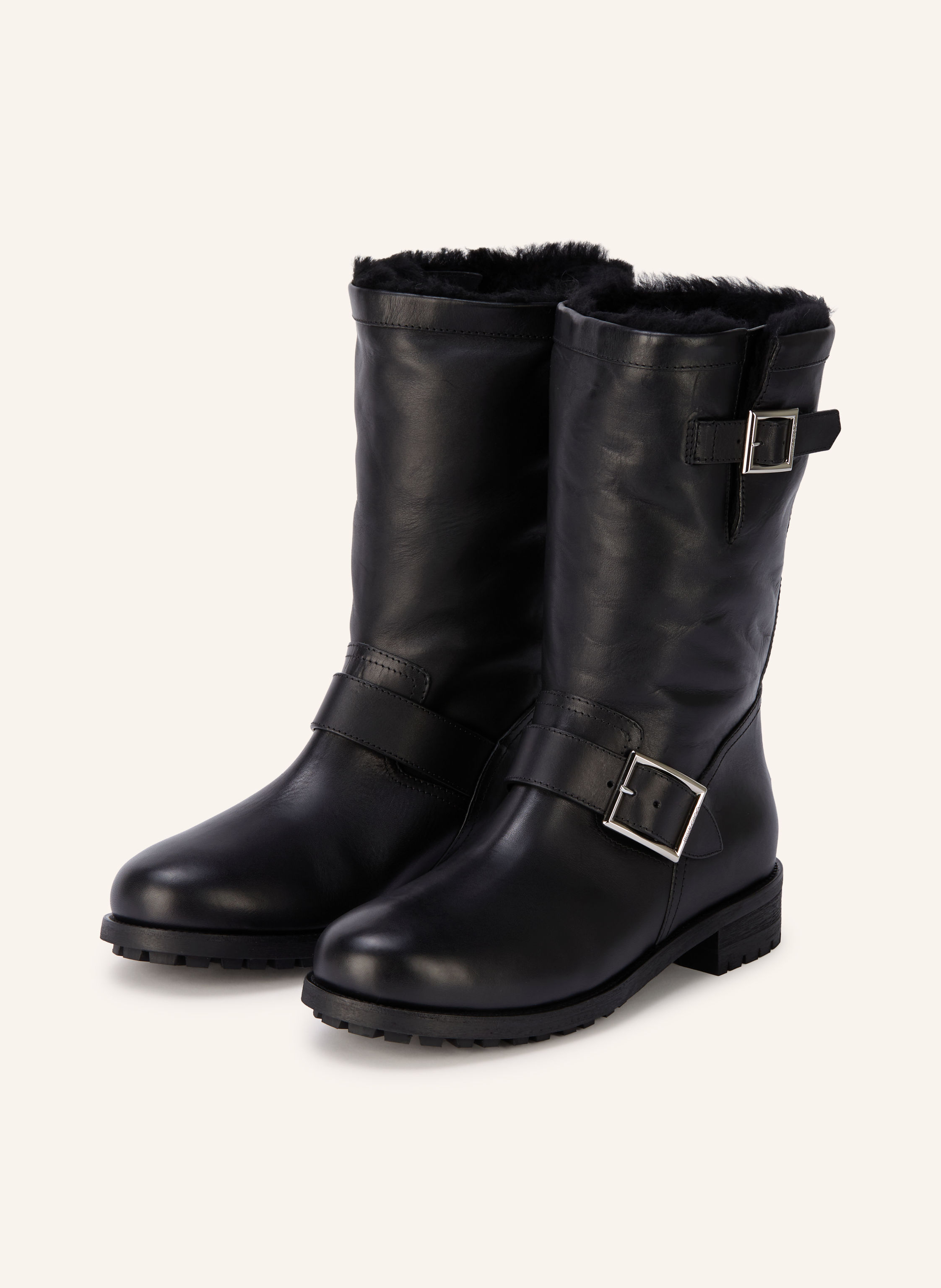 JIMMY CHOO Biker Boots