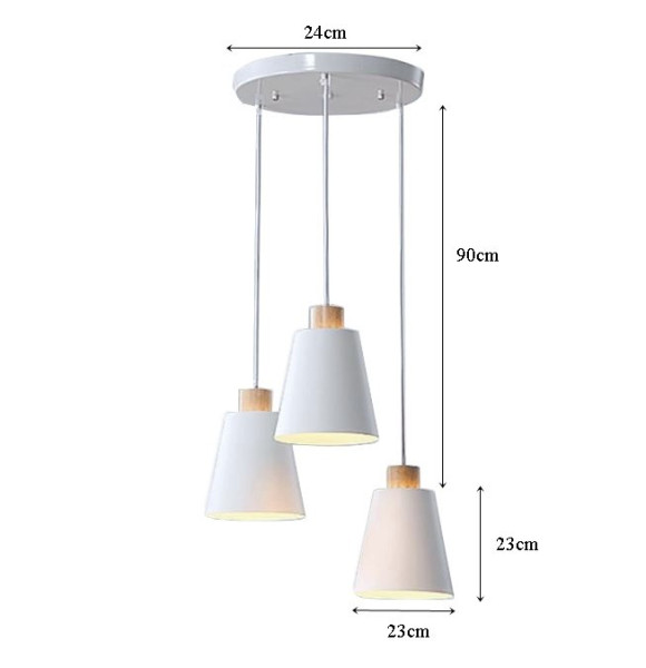 Lampa sufitowa metalowa klosz