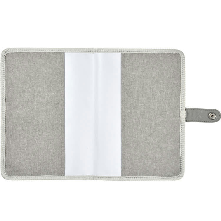 BAGAGERIE - Protège carnet de santé pratique et organisé gris chiné