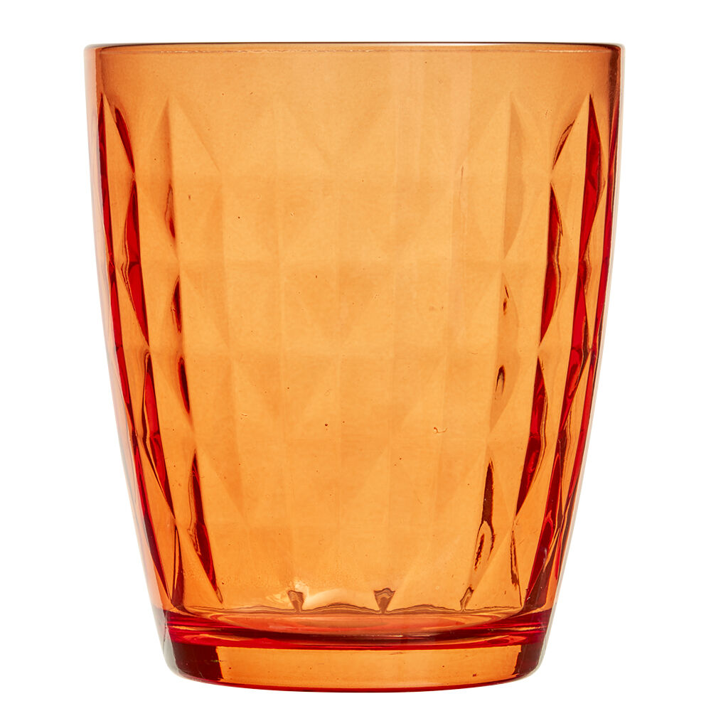 Verre gobelet coloré uni x 4