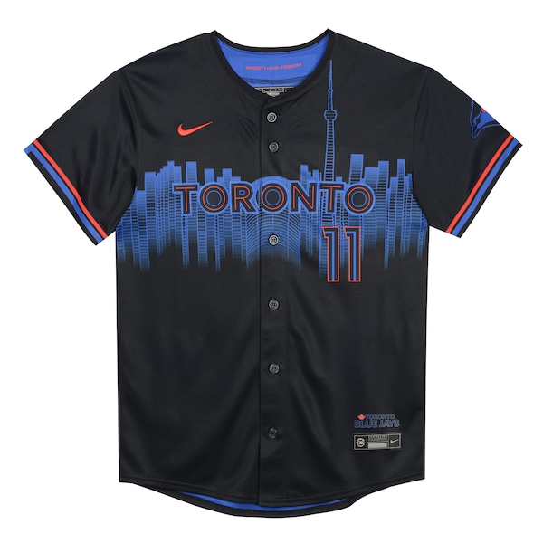 Bo Bichette Toronto Blue Jays Nike Preschool 2024 City Connect Limited Player Jersey - Navy