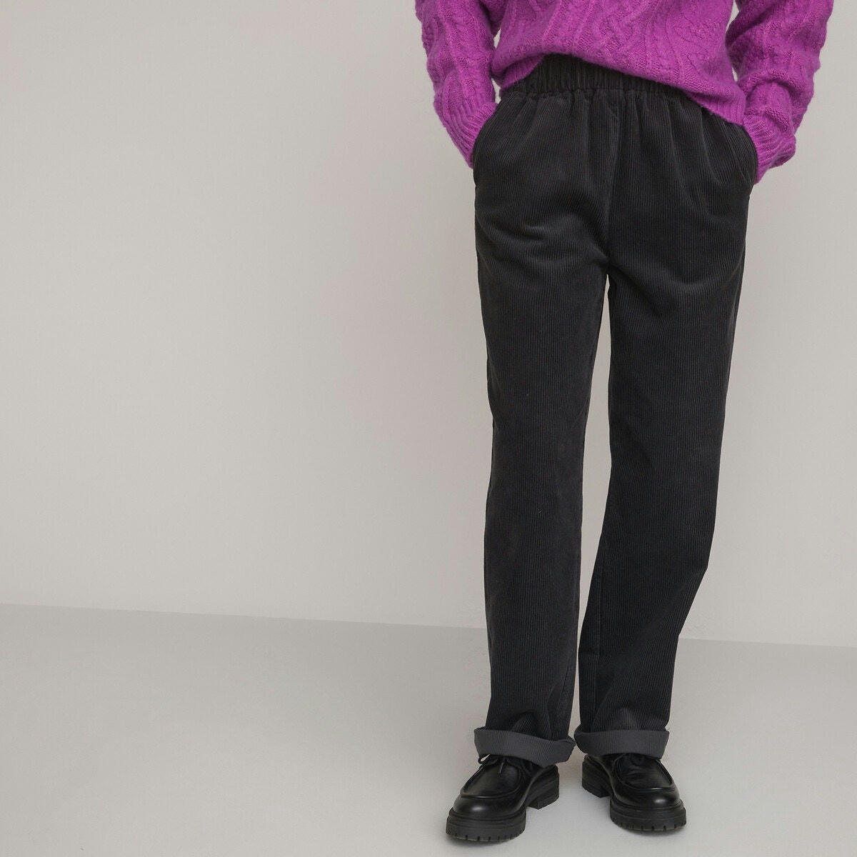 Pantalon jogger en velours côtelé