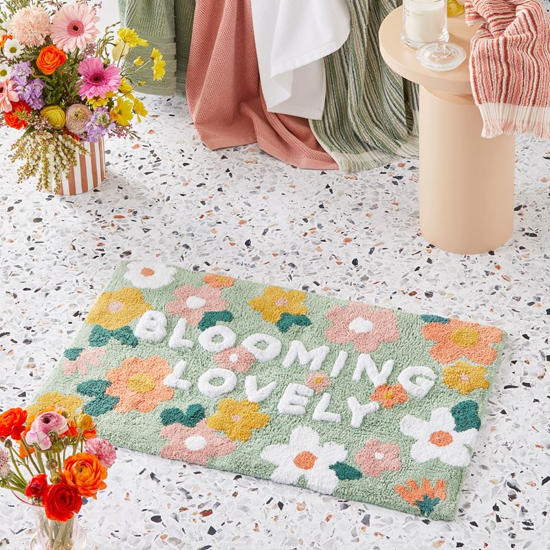 Blooming Lovely Eucalyptus Multi Bath Mat