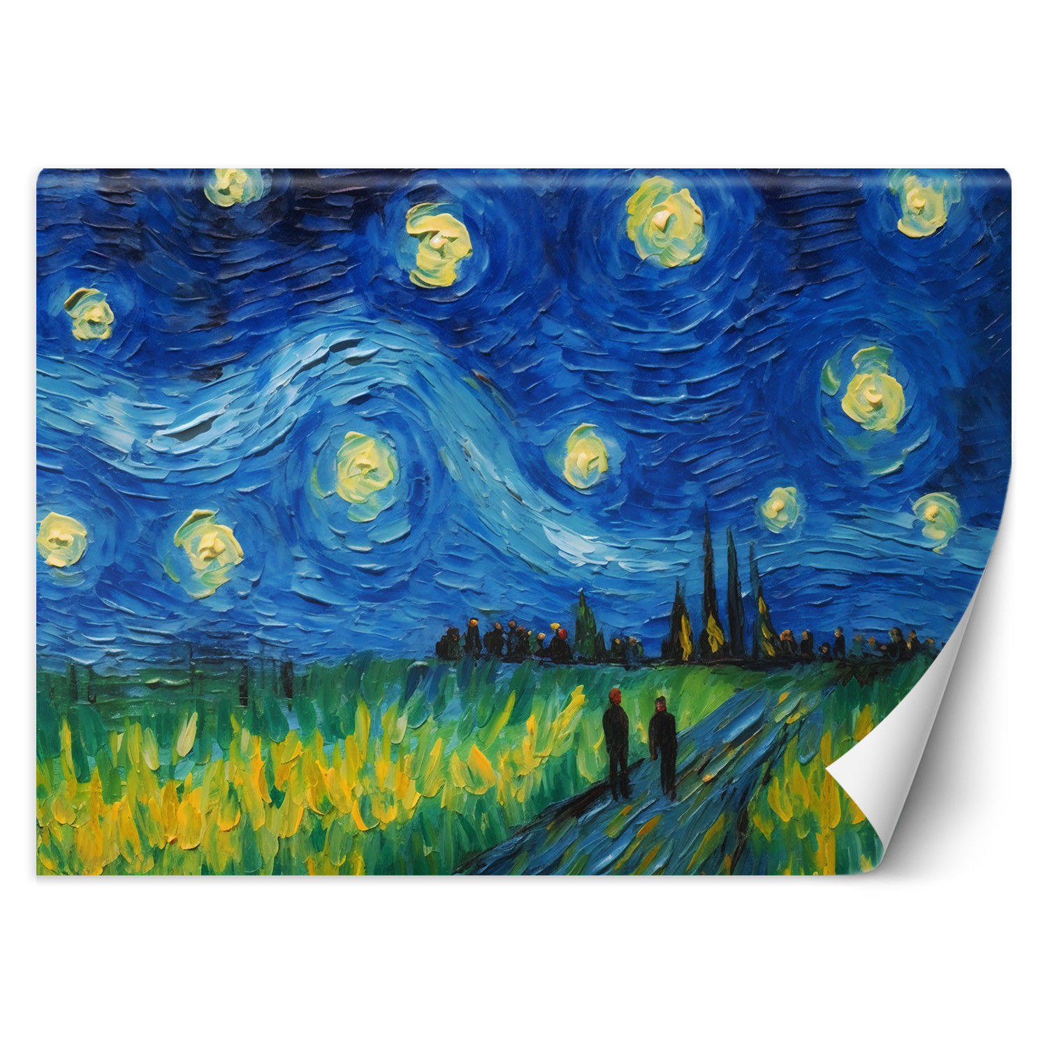 Feeby Fototapeta, Gwiaździsta noc - V. van Gogh 150x105
