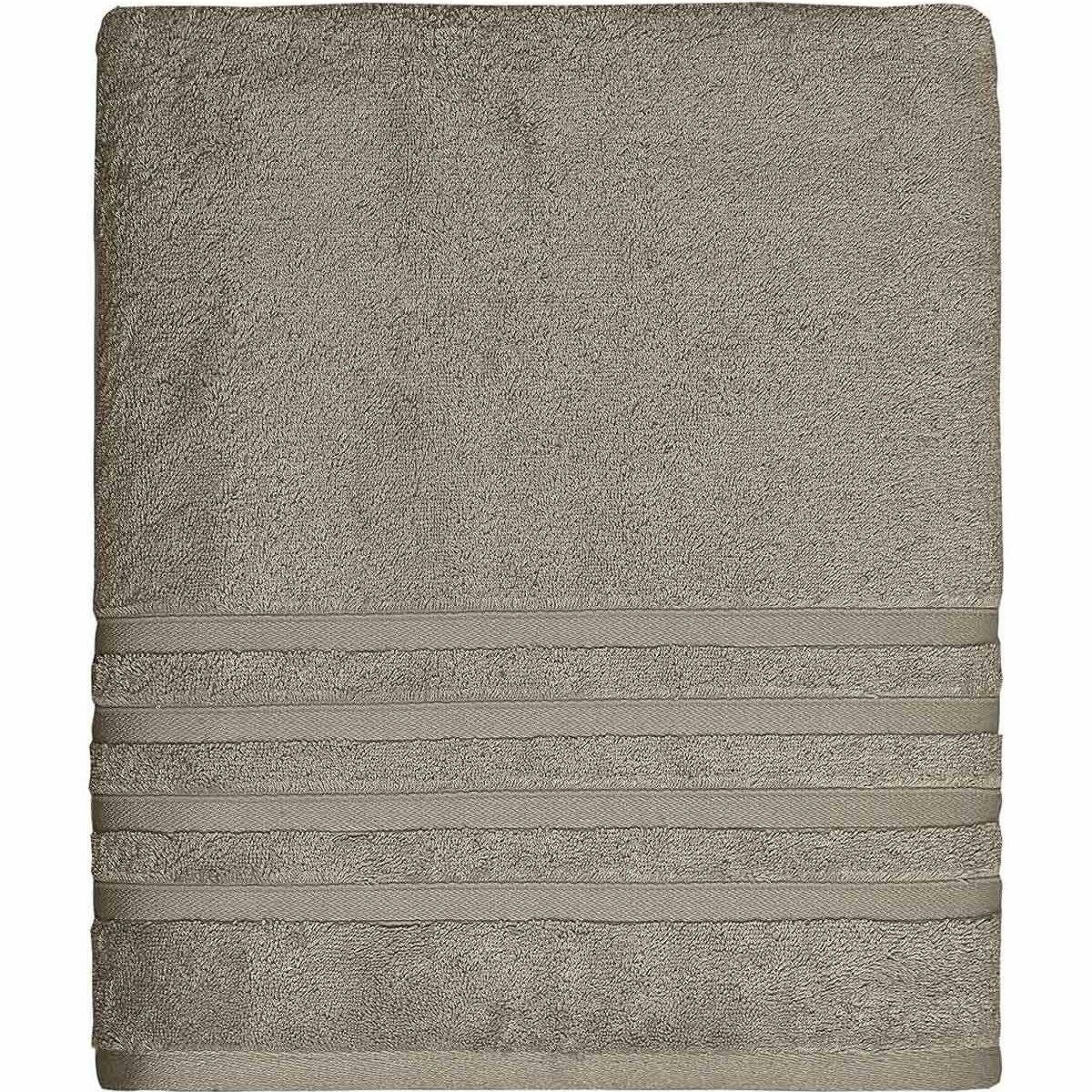 SENSILK - Maxi drap de bain 600 gr/m²  mastic 100x150 cm