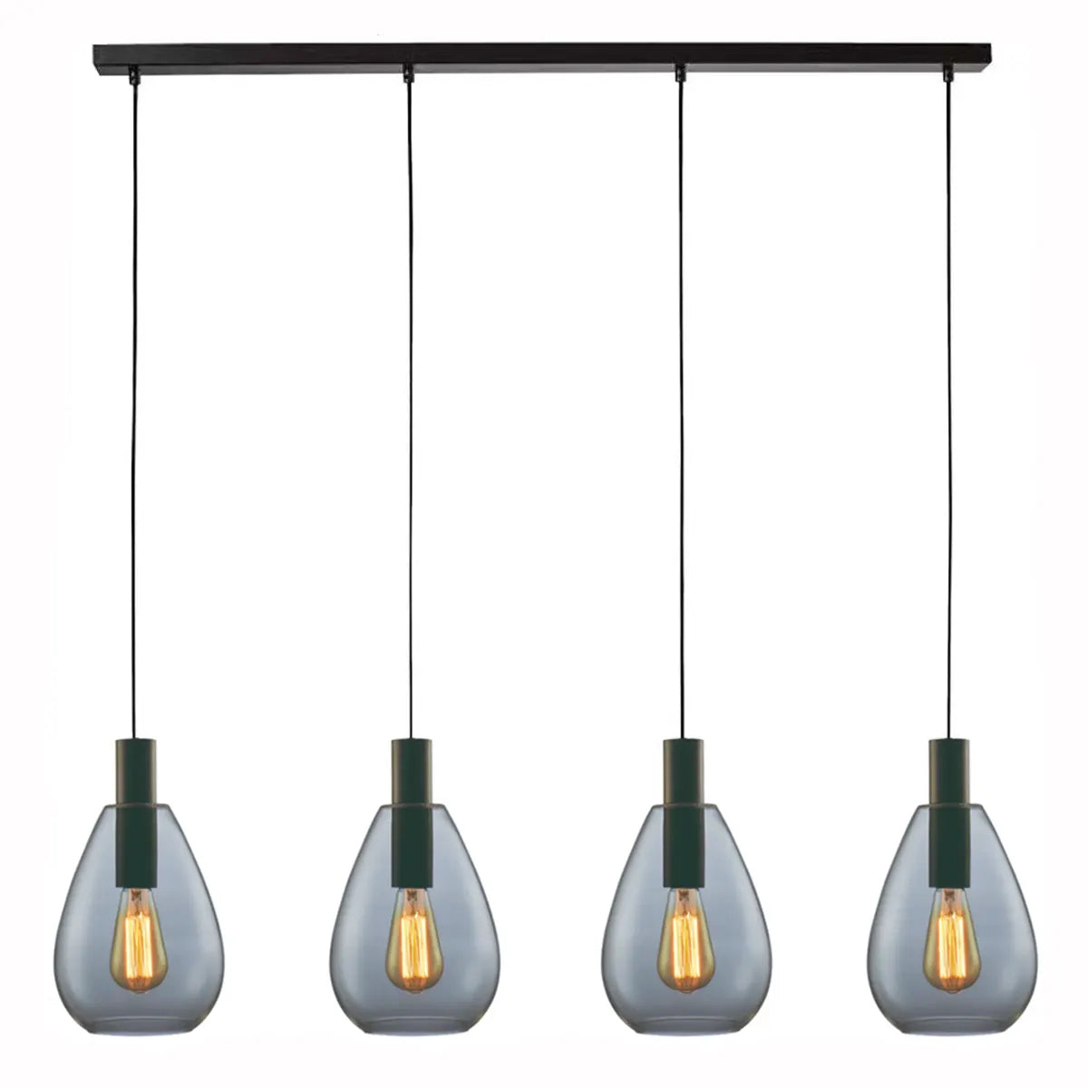 Freelight hanglamp Dorato - 4 lichts - 126 x 150  cm - zwart