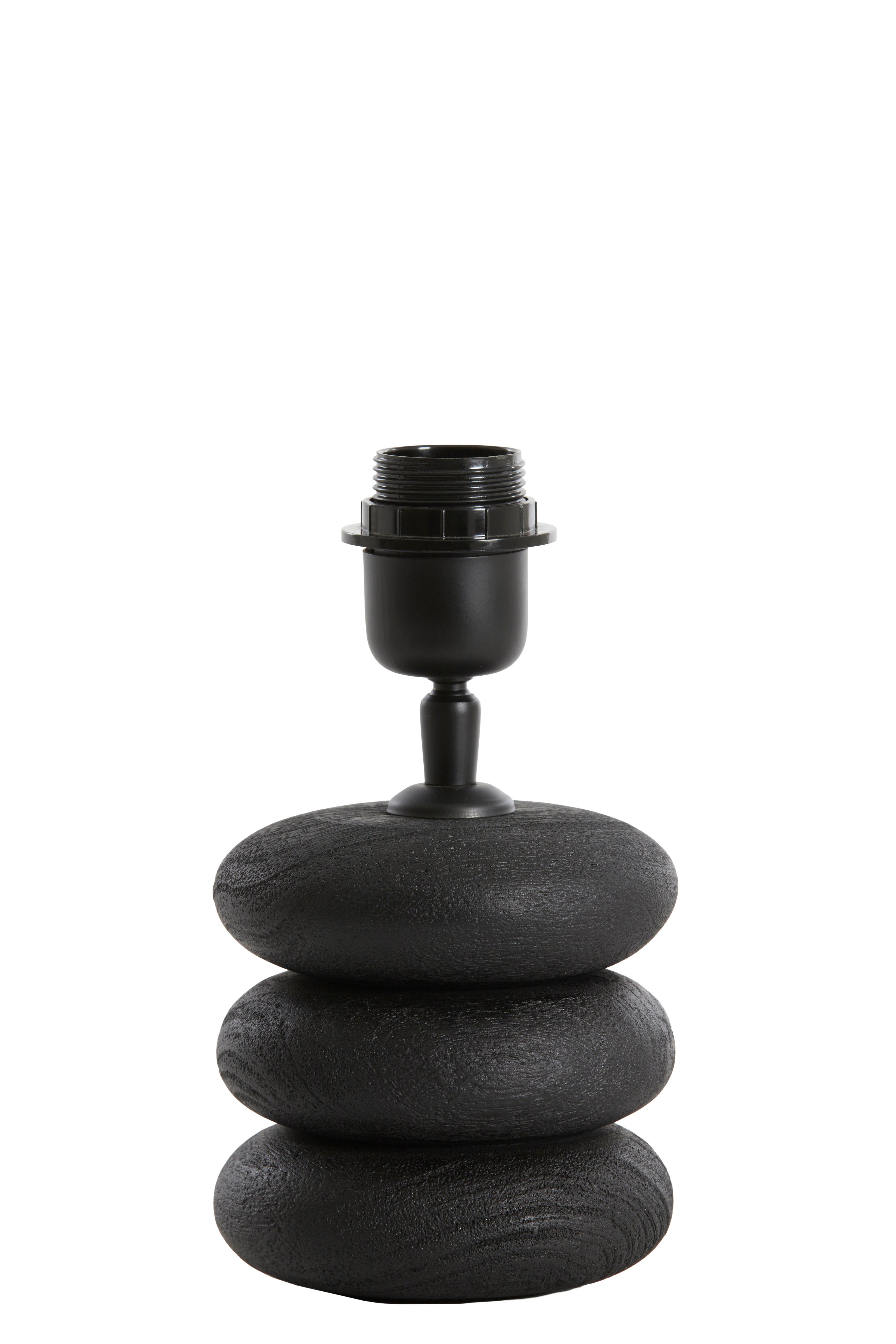 Light & Living lampvoet BUDONGO - Ø12x12cm - zwart